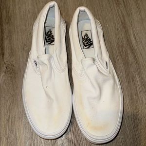 Mens white vans